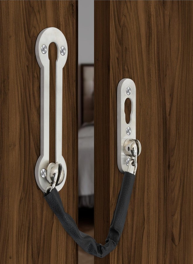 Ruboxa Door Chain Lock/Safety Chain Latch with Rubber Grip for Home/Door Lock for Kids & Security - Pack of 1 (SH-41, Matt) - Image 1